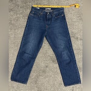 Levi's Women's Ankle Jeans in Dark Blue